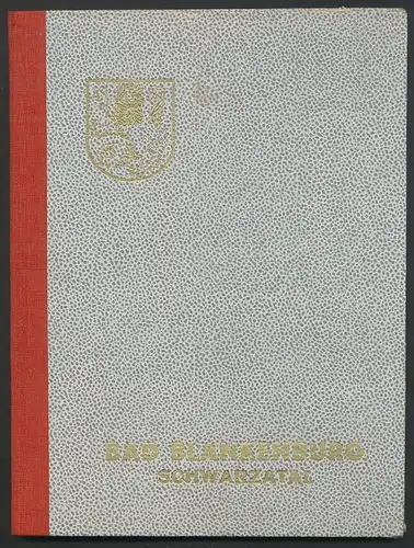 12 Fotografien Helmut Neumann, Bad Blankenburg, Ansicht Bad Blankenburg, Hartkarton Mappe PGH Film & Bild Berlin