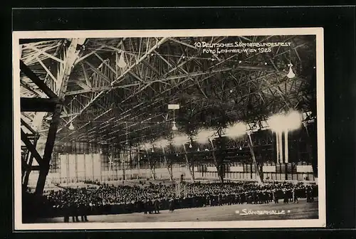 AK Wien, 10. Deutsches Sängerbundesfest 128, Sängerhalle