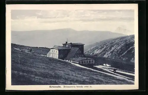 AK Rennerbaude aus der Vogelschau