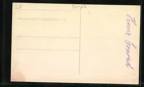 AK Kleinkind auf Schlitten
