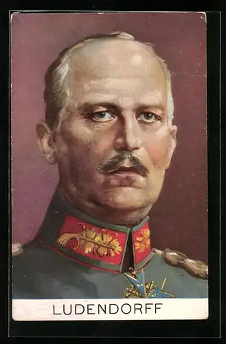 AK Portrait von Erich Ludendorff in Uniform mit Pour le Merite