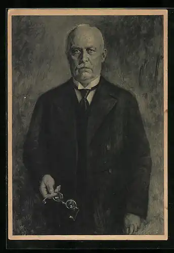 Künstler-AK Erich Ludendorff, Original von Peter Paul Conrad