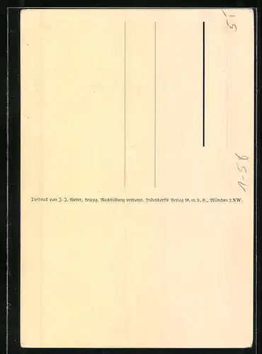 Künstler-AK Erich Ludendorff in Uniform