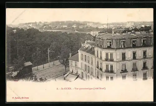 AK Saint-Ouen, Vue panoramique (cote Nord)