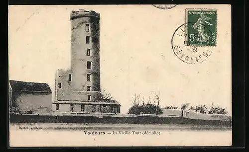 AK Vaujours, La Vieille Tour (demolie)