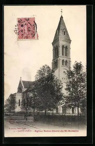 AK Saint Ouen, Eglise Notre-Dame du St-Rosaire