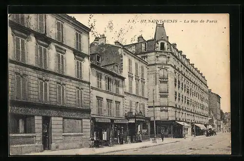 AK Saint-Denis, La Rue de Paris