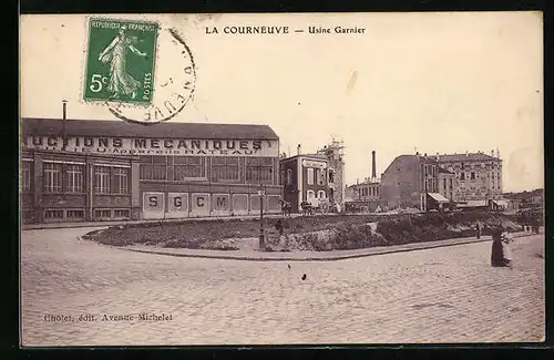AK La Courneuve, Usine Garnier