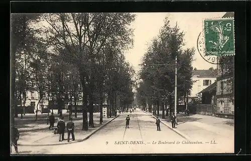 AK Saint-Denis, Le Boulevard de Chateaudun