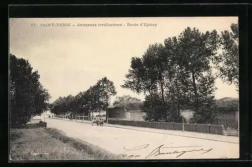 AK Saint-Denis, Anciennes fortifications - Route d`Epinay