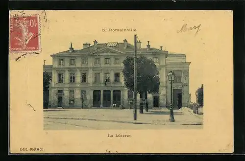 Präge-AK Romainville, La Mairie