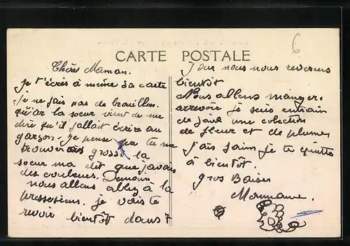 AK Cloyes, Vue sur le Loir, St-Martin