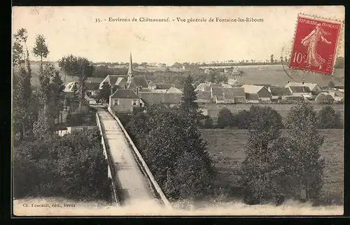 AK Fontaine-les-Ribouts, Vue générale