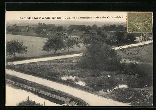 AK Le Boullay d`Acheres, Vue Panoramique prise du Colombier