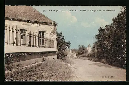 AK Blévy, La Mairie