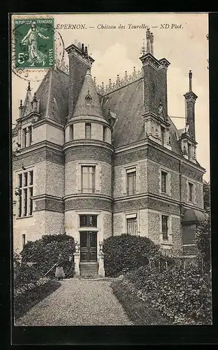 AK Épernon, Château des Tourelles