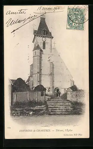 AK Thivars, L`Église