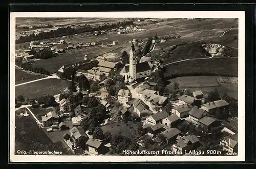AK Pfronten /Allg., Fliegeraufnahme des Ortes