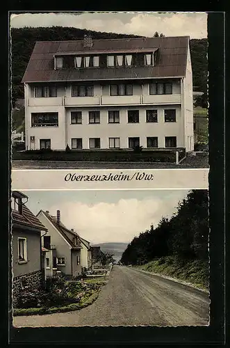 AK Oberzeuzheim /Ww., DAK-Jugendgesundungsstätte Haus Westerwald, Ortspartie