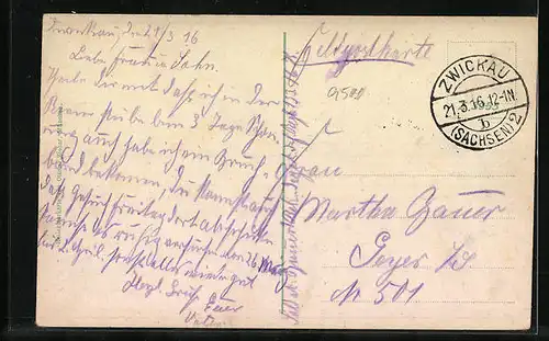 AK Zwickau /Sa., Lehrer-Seminar