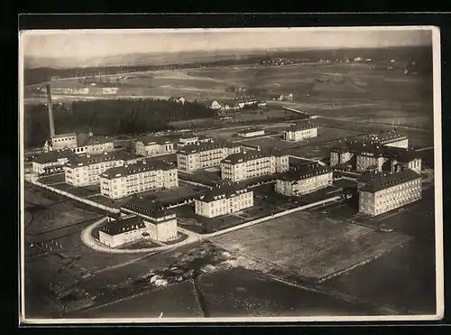 AK Zwickau /Sa., Staatliches Krankenstift vom Flugzeug aus