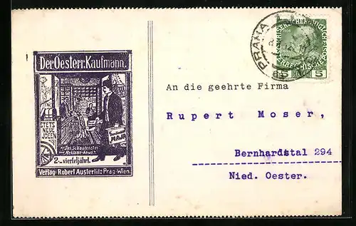 AK Vierteljährliche Zeitschrift Der Oesterreichische Kaufmann
