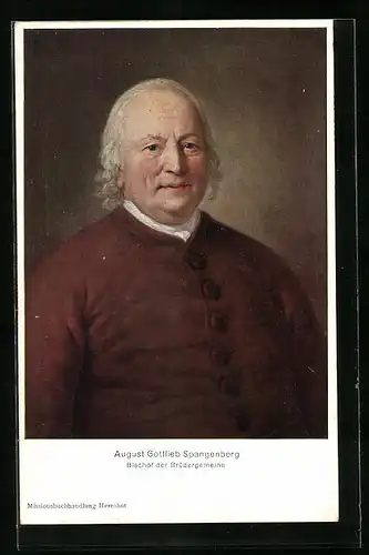 AK August Gottlieb Spangenberg, Bischof der Brüdergemeine