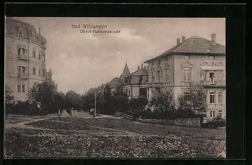 AK Bad Wildungen, an der Oberen Hufelandstrasse