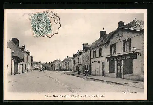 AK Sancheville, Place du Marché