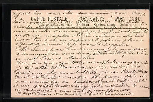 AK Anet, Grande Rue, Strassenpartie