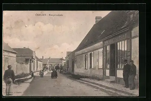 AK Challet, Rue pirncipale, Strassenpartie