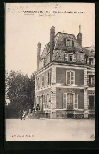 AK Champrosay, Une aile du Sanatorium Minoret