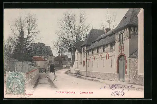 AK Champrosay, Grande-Rue