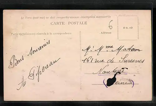 AK Champrosay, Rue Morel