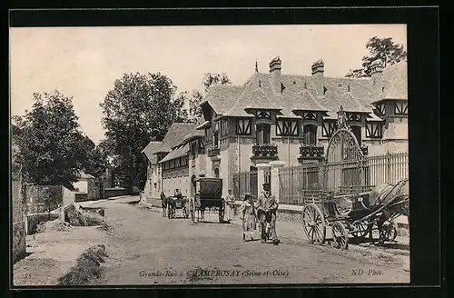 AK Champrosay, Grande-Rue