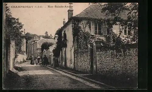 AK Champrosay, Rue Sainte-Nanne