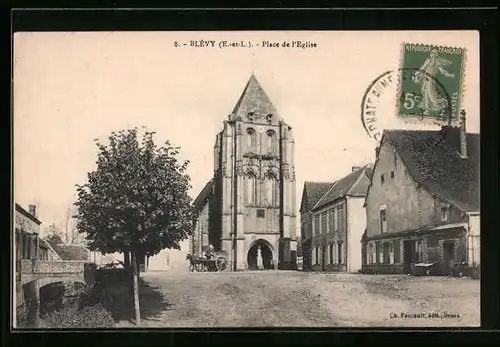 AK Blévy, Place de l`Eglise