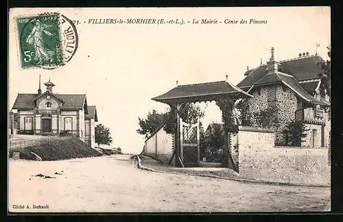 AK Villiers-le-Morhier, La Mairie, Cense des Pinsons