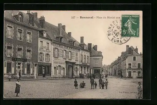 AK Bonneval, Place du Marché