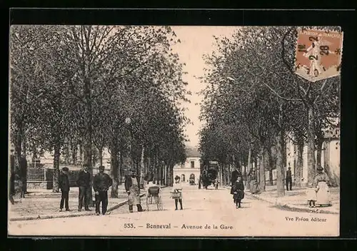 AK Bonneval, Avenue de la Gare