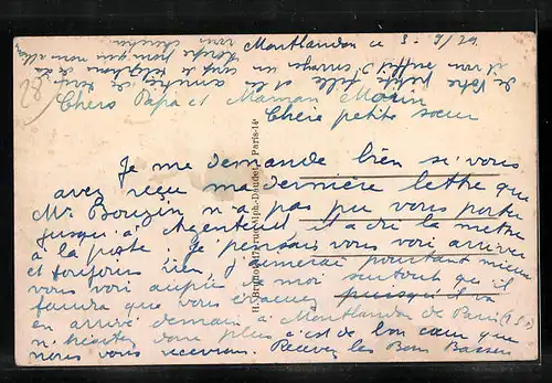 AK Montlandon, Entrée du Pays