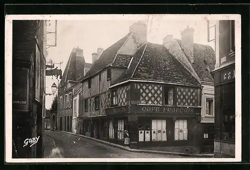 AK Nogent-le-Rotrou, Maison du XV. siecle dite maison de bois