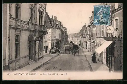 AK Nogent-le-Rotrou, Rue Saint-Hilaire