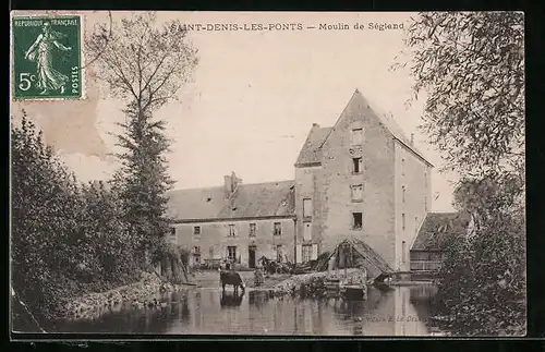 AK Saint-Denis-les-Ponts, Moulin de Ségland