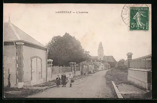 AK Lanneray, l'Arrivée