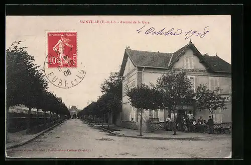 AK Sainville, Avenue de la Gare