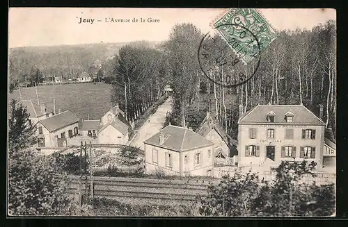 AK Jouy, l'Avenue de la Gare