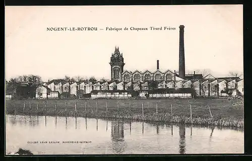 AK Nogent-le-Rotrou, Fabrique de Chapeaux Tirard Frères