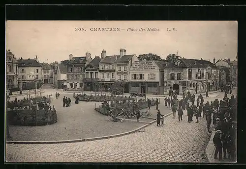 AK Chartres, Place des Halles