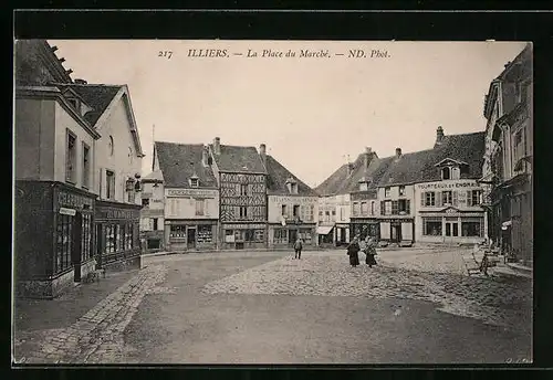 AK Illiers, la Place du Marché